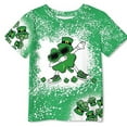 thumbnail image 1 of St. Patrick's Day Girls Boys Shirts 10-12 3D Print Graphic Tees Short Sleeve Casual Round Neck T-Shirt Shamrock Printed Shirt Summer Clothes Z28-Green 4-5 Years, 1 of 4