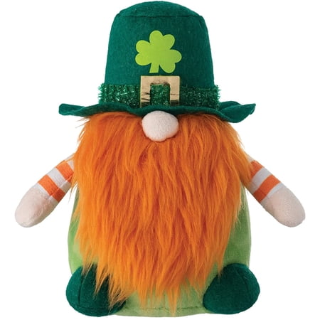St. Patrick's Day Roly Poly Gnome - 7 Inches Tall (244296)