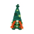 thumbnail image 1 of St. Patrick's Day Gnomes Decorations, Mr/Mrs Handmade St. Patricks Day Gnomes Plush, Tomte Swedish Scandinavian Irish Gnomes Plush for Ornaments & Home & Gifts, Mrs Model, 1 of 2