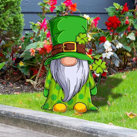 St. Patrick's Day Plush - Green Irish Leprechaun Tomte Doll St Patricks Day Decorations - Elf Standing Decor Table Ornaments Decorations for Shelve