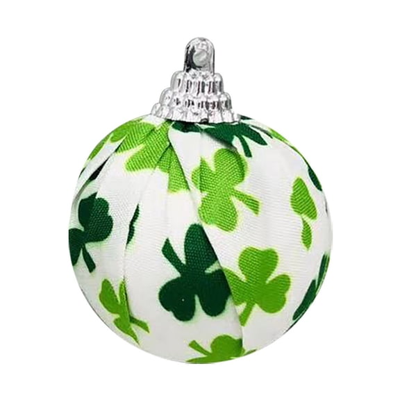 St. Patrick's Day Green Ball Ornaments for Holiday Party Christmas Decorations Xmas Tree Hanging Ornaments