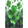 thumbnail image 1 of St. Patrick's Day Green Clover Kitchen Dish Towel Set,Drying Kitchen Towels Tea Towels Gift Set for Drying Cleaning Cooking Baking 6Pcs Wash cloth, 1 of 7