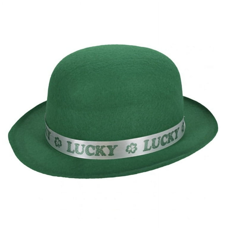 Paddys Day Bowler Hat Felt Paddys Day Bowler Hat Felt