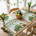 thumbnail image 1 of St. Patrick's Day Green Truck Gnome Placemats Set of 4,Wipeable Washable Table Mats for Dining Tables, Four Leaf Gold Coin Place Mats for Kitchen Event Party Tabletop Decor, 1 of 9