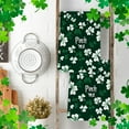 thumbnail image 1 of St. Patrick's Day Hand Towel Green Clover Print Kitchen Towel Dish Drying Towel Absorbent Polyester Fabric Irish Festival Decor Holiday Themed Towel for Kitchen Bathroom, 1 of 5