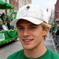 thumbnail image 1 of St. Patrick's Day Hat Adjustable Trucker Cap A Tini Bit Unisex Cap Irish Wineglass Shamrock Graphic Baseball Hat, 1 of 5