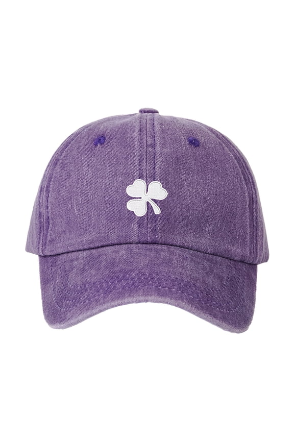 St. Patrick's Day Hat Green Shamrock Embroidered Baseball Cap Unisex
