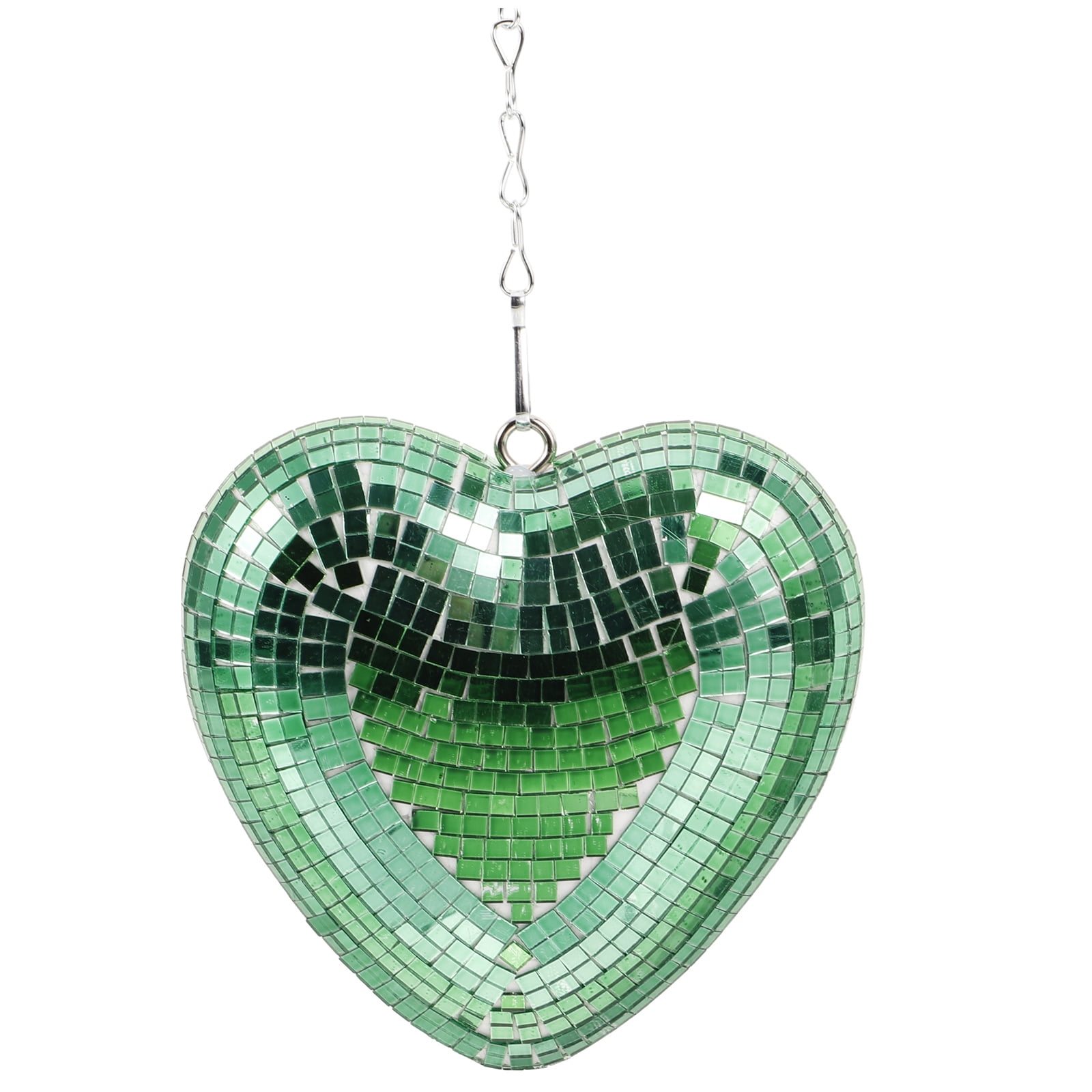 St Patrick's Day Heart Shaped Disco Ball Party Hanging Disco Ball