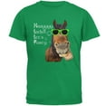 thumbnail image 1 of St. Patrick's Day Hey Lads Lets Party Horse Mens T Shirt Irish Green MD, 1 of 1