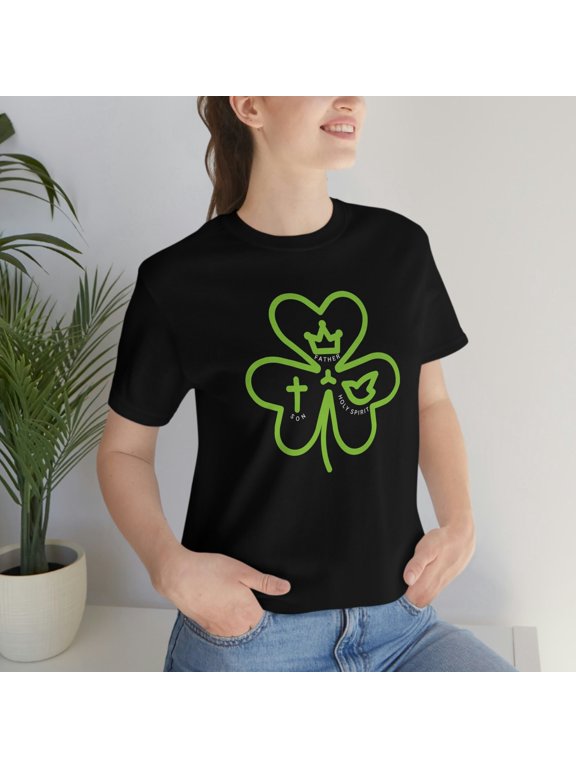 St. Patrick's Day Holy Trinity Shirt Trinity clover Shamrock Trinity Shirt