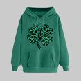 thumbnail image 1 of St Patrick's Day Hoodie, Long Sleeve Hoodies Women, Womens St. Patrick's Day Printed Hoodie Pullover Tops Casual Long Sleeved Comfortable Hooded Sweatshirt, 1 of 5