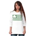 thumbnail image 1 of St Patrick's Day Irish-American Pride Long Sleeve TShirt Men Women Brisco Brands S, 1 of 6