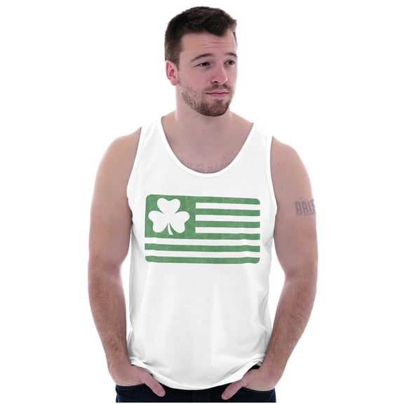 St Patrick's Day Irish-American Pride Plus Size Graphic Tank Top Brisco Brands 3X