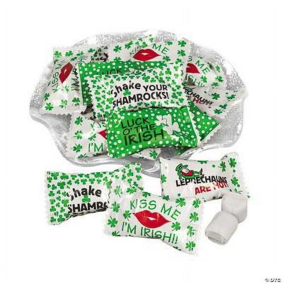St. Patrick's Day Irish Buttermints, Individually Wrapped, 108 Pieces