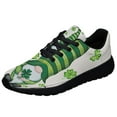 thumbnail image 1 of St Patrick's Day Irish Gnome Shoes Sneakers Black Size 6, 1 of 7