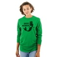 thumbnail image 1 of St Patrick's Day Irish Mermaid Women's Long Sleeve T Shirt Brisco Brands S, 1 of 6