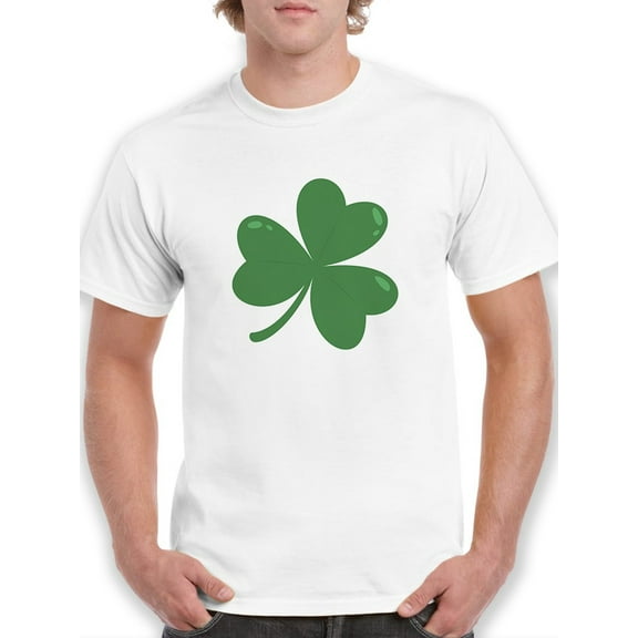 St Patrick's Day Irish Shamrock Clover Graphic Men White T-Shirt, Male Medium
