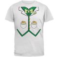thumbnail image 1 of St. Patrick's Day Irish Tuxedo Mens Soft T Shirt White MD, 1 of 1