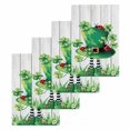 thumbnail image 1 of St. Patrick's Day Kitchen Dish Towels for Drying Dishes Set of 4, Spring Shamrock Hat Daisy Ladybirds Wood Gray Waffle Weave Microfiber Hand Tea Bathroom Towels Quick Dry & Absorbent Towel 15.7x23.6, 1 of 7
