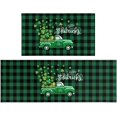 thumbnail image 1 of St. Patrick's Day Kitchen Rugs St Patricks Day Mat Lucky Green Shamrocks Floor Mat Farmhouse Kitchen Mat Non Slip Kitchen Rugs and Mats Floor Standing Mat Kitchen Runner Rug, 1 of 7