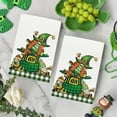 thumbnail image 1 of St. Patrick’s Day Kitchen Towel, 16x25 Inch Highly Absorbent Hand Towel – Green Shamrock Print, Quick-Dry, Machine Washable, for Home Decor & Daily Cleaning, 1 of 7