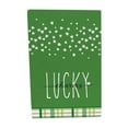 thumbnail image 1 of St. Patrick's Day Kitchen Towel, 18x26 inch Green Lucky Clovers Dish Towel, Holiday Decoration for Home and Practical Dry Cloth, 1 of 6