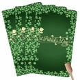 thumbnail image 1 of St. Patrick's Day Kitchen Towel Dish Cloths Set of 4, Microfiber Soft Kitchen Hand Towels, Spring Lucky Shamrock Plants Retro Green Absorbent Quick Drying Dishcloths 18 x 28 Inches, 1 of 8