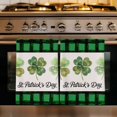 thumbnail image 1 of St. Patrick's Day Kitchen Towels Set of 3, Country Spring Clovers Green Black Plaid Absorbent Dish Towels for Kitchen, Microfiber Hand Towel, Quick Drying Tea Towel for Cleaning Decorative Dishcloths, 1 of 7