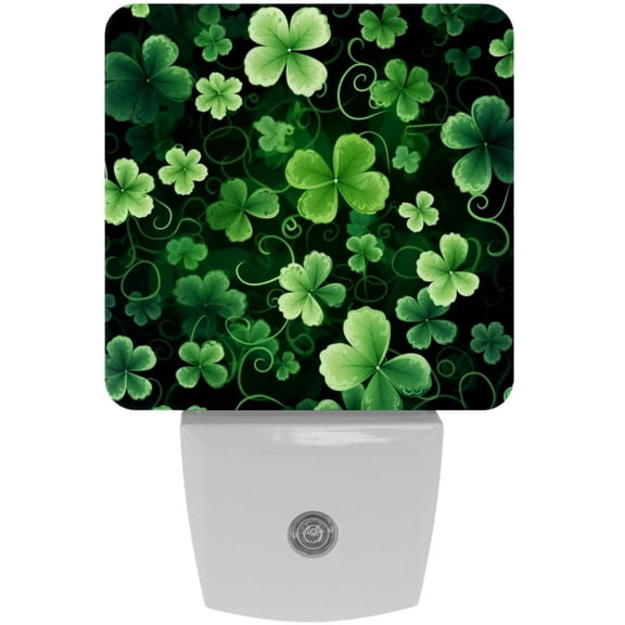 St. Patrick's Day LED Square Night Lights with Motion Sensor - Modern and Energy Efficient Illumination for Any Room - for Hallways, Bathrooms, and Bedrooms