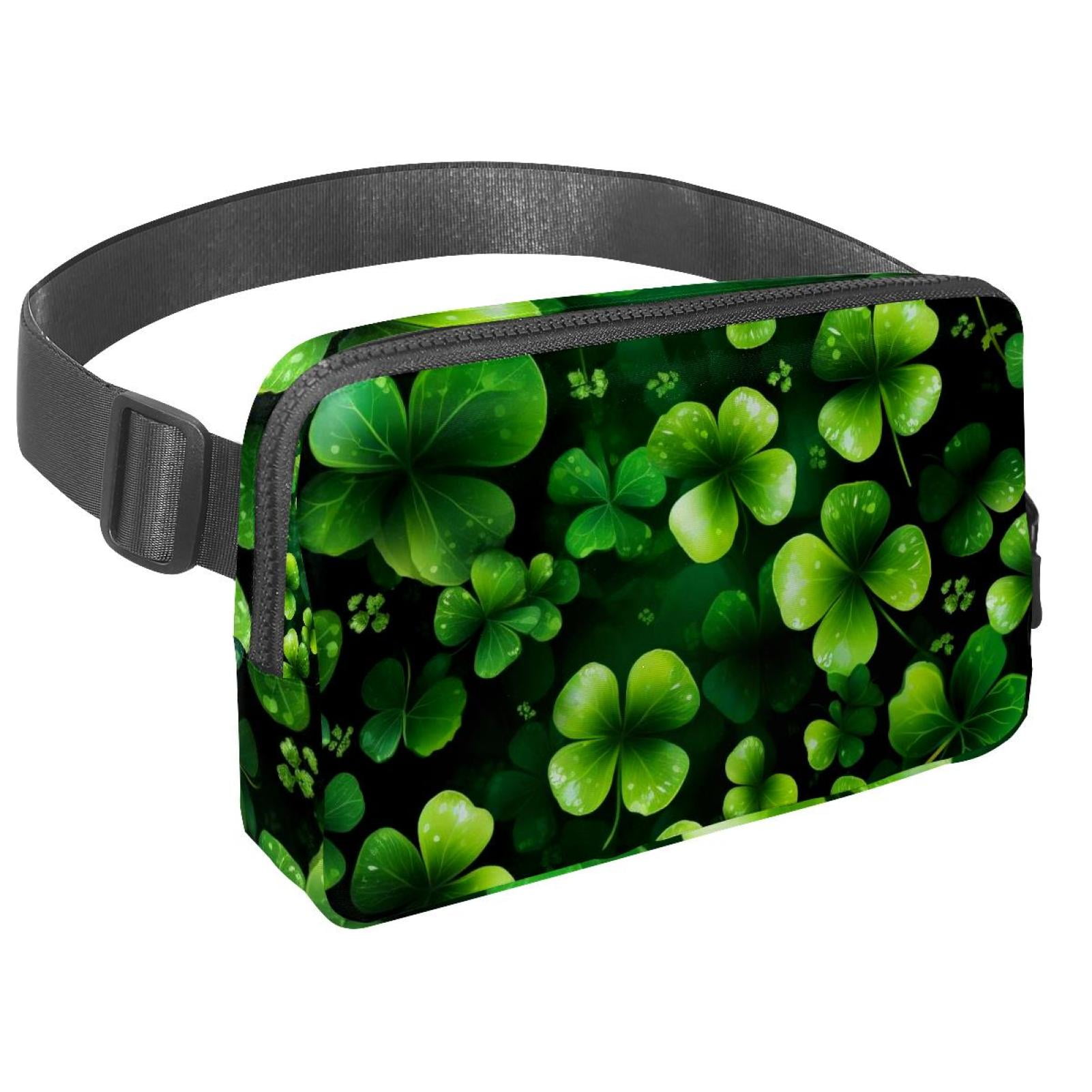 St. Patrick's Day Lightweight Adjustable Belt Bag with Extension Strap - Unisex Running Waist Bag