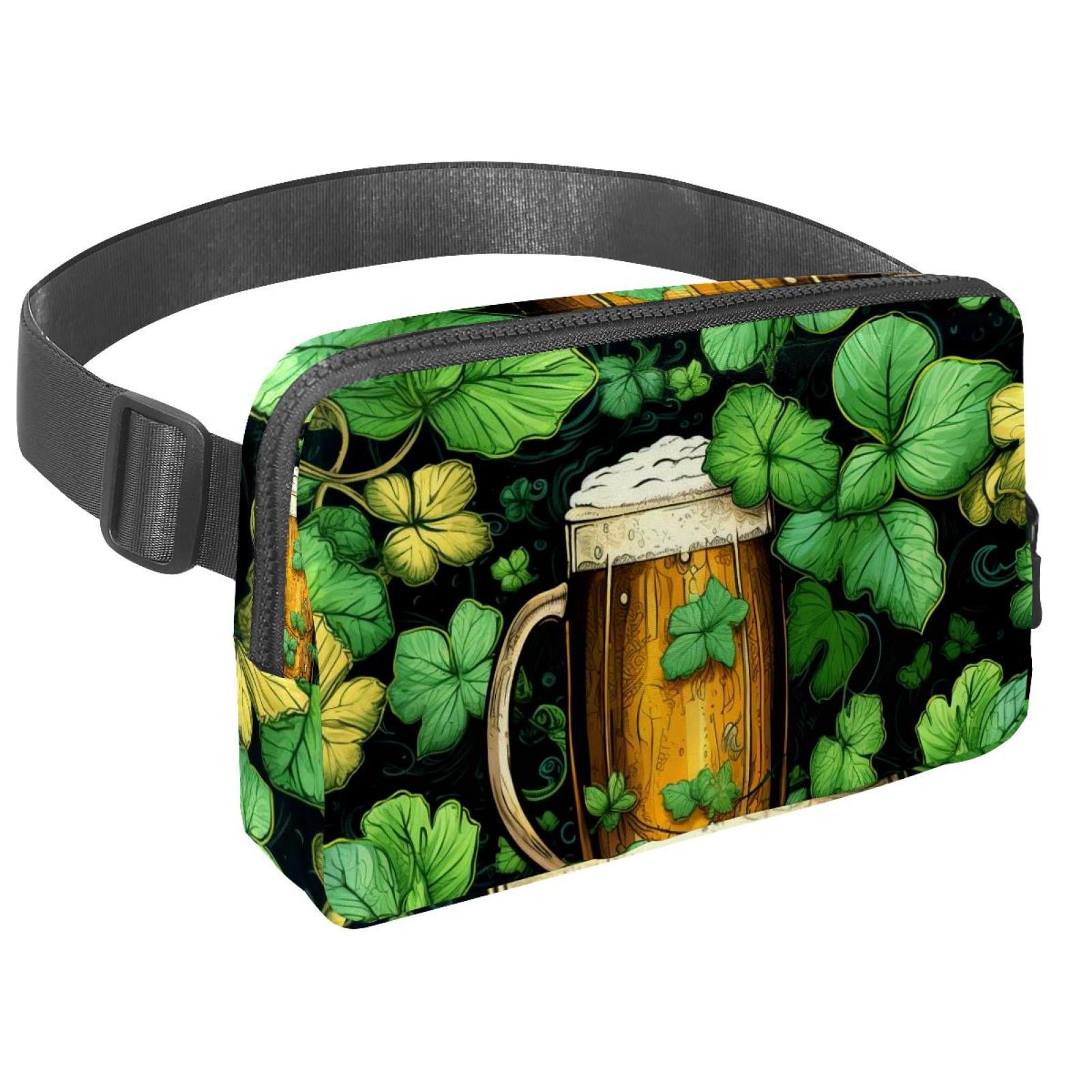 St. Patrick's Day Lightweight Adjustable Fanny Pack with Extension Strap - Unisex Crossbody Bag Money Belt