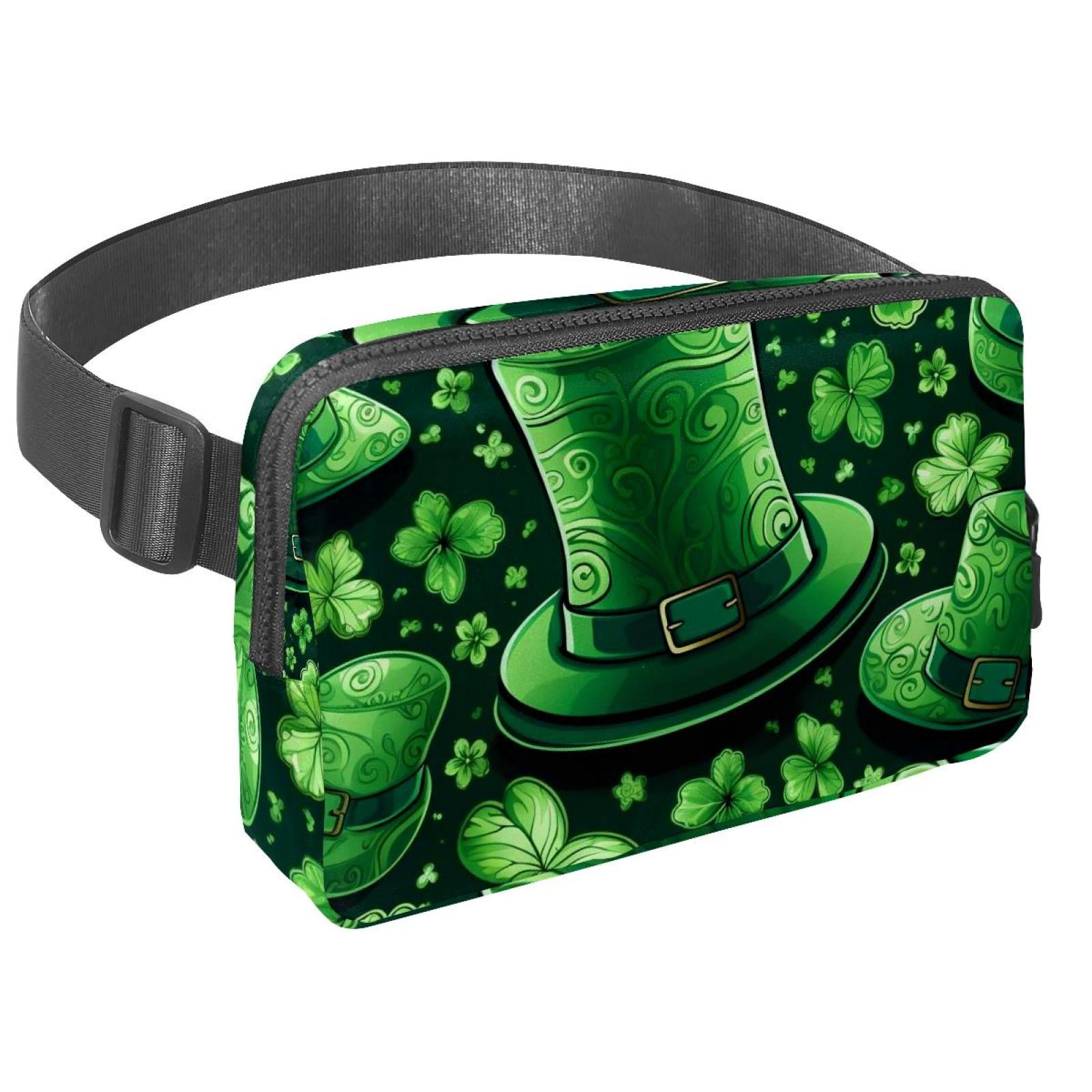St. Patrick's Day Lightweight Adjustable Running Belt Bag Fanny Pack Waist Pack with Extension Strap Unisex