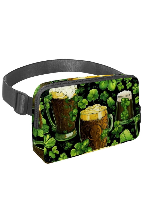 St. Patrick's Day Lightweight Adjustable Waist Bag with Extension Strap for Men and Women - Fanny Pack Money Belt