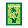 thumbnail image 1 of St. Patrick's Day Linen Garden Flags Patio Decor Flags Holiday Background Flags Outdoor Garden Decor Patio, 1 of 6