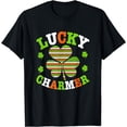 thumbnail image 1 of St. Patrick's Day Lucky Charmer Boys Girls Kids T-Shirt, 1 of 3