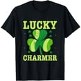 thumbnail image 1 of St. Patrick's Day Lucky Charmer Boys Girls Kids T-Shirt, 1 of 3