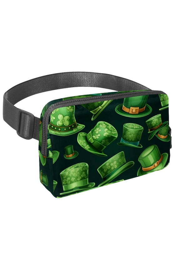 St. Patrick's Day Money Belt Waist Bag with Extension Strap - Lightweight, Adjustable, Unisex - for Travel and Outdoor Activities