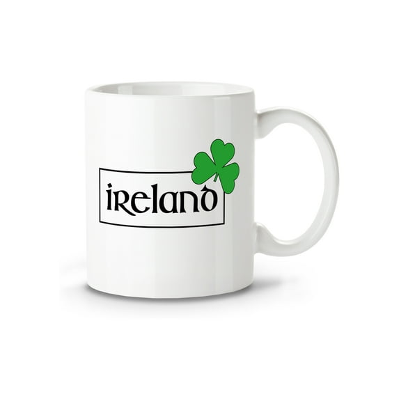 St Patrick's Day Mugs Proud Coffee Mug Lucky Irish Ceramic Tea Cup 11oz Paddys 2021 Patriotic Gifts Novelty Presents
