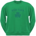 thumbnail image 1 of St. Patrick's Day - New York Shamrock Green Adult Sweatshirt - Large, 1 of 1