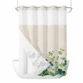 thumbnail image 1 of St. Patrick's Day No Hooks Shower Curtain with Snap-in Liner Green Shamrocks Shower Curtains for Bathroom, Waterproof, Easy Install, Washable 60"x72", 1 of 9