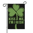 thumbnail image 1 of St. Patrick's Day Outdoor Flags Irish Garden Flag St Patricks Day Green Lucky Outdoor Flags 12.5''×18'' Linen Vertical Double Sided Garden Flag for Home,Holiday Gift, 1 of 4
