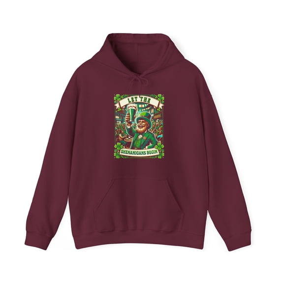 St Patrick's Day Party Unisex Hoodie, Let The Shenanigans Begin