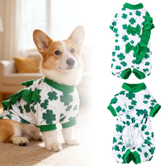St. Patrick's Day Pet Outfit â Comfortable & Stylish Holiday for Dogs and Cats