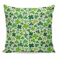 thumbnail image 1 of St. Patrick's Day Pillow Covers 24x24 Inch Decorative Throw Pillow Cover, Vintage Spring Green Lucky Irish Clovers Sofa Pillowcases Accent Cushion Case Home Decor Bedroom Living Room, 1 of 6