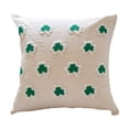 thumbnail image 1 of St. Patrick's Day Pillow Covers (3 Optional) /Irish Hat 3D Embroidered Holiday Decor Cushion Cases,Washable Green Theme Pillow Shams, 1 of 6