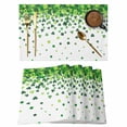 thumbnail image 1 of St. Patrick's Day Placemats Set of 4, Spring Lucky Shamrocks Rustic Leaves Placemats for Dining Table, Place Mats for Kitchen Tabletop, Waterproof Wipeable Dining Table Mats Set, 1 of 9