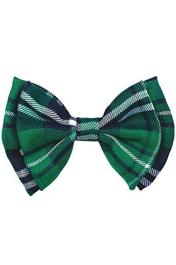 St. Patrick's Day Plaid Bow Tie