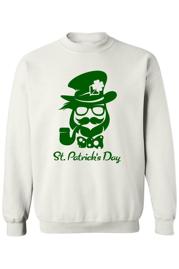 St. Patrick's Day Portrait Sweatshirt Men -Image by Shutterstock, Male Medium