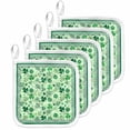 thumbnail image 1 of St. Patrick's Day, Pot Holders for Kitchen Heatproof Potholder, 5 Pack Lucky Shamrock Green Plant Hot Pads Multipurpose Oven Pads Cloth Potholders Trivet for Cooking Baking, 1 of 8