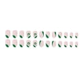 thumbnail image 1 of St. Patrick's Day Press-On Nails - Short Green Glitter Nail Stickers, Easy Application & Removal, Glossy Finish, Travel-Friendly Manicure for Holiday Celebrations, 1 of 9